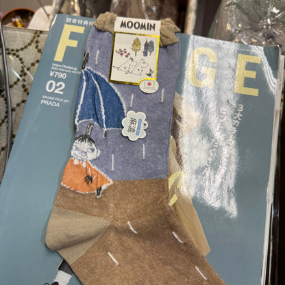 Moomin and Little My Socks, 2 Colors, made in Japan