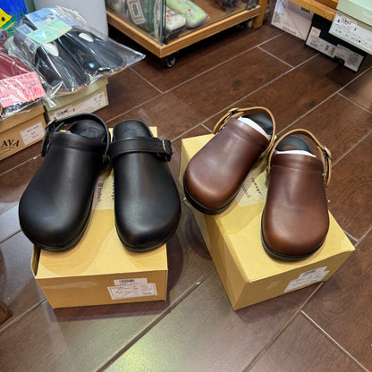 Tumugu X Hcubuch Leather 'Koppe' 2Way Sandals, made in Japan