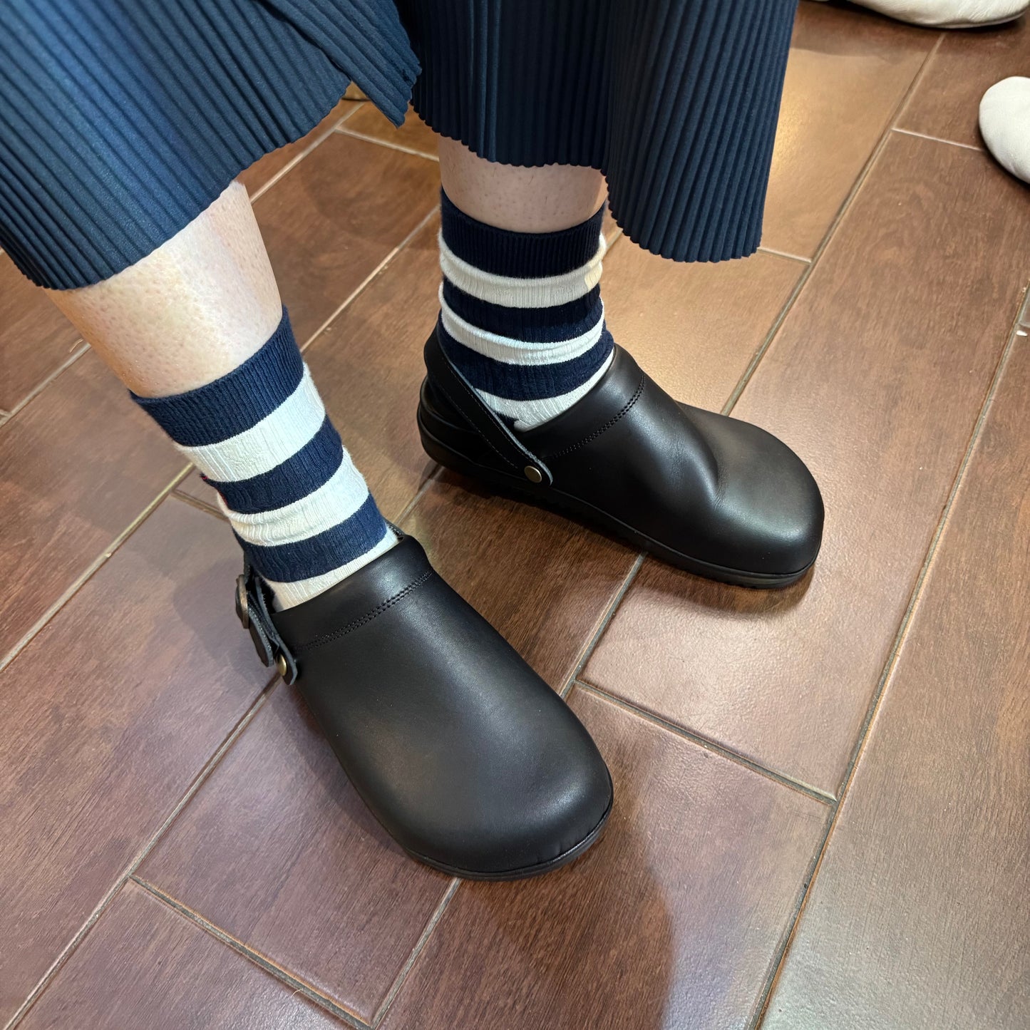 Tumugu X Hcubuch Leather 'Koppe' 2Way Sandals, made in Japan