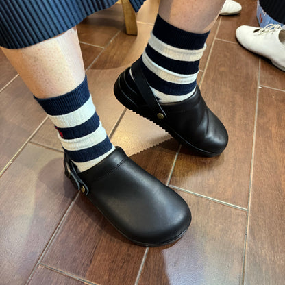 Tumugu X Hcubuch Leather 'Koppe' 2Way Sandals, made in Japan