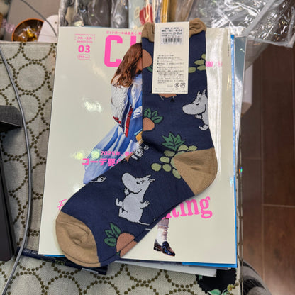 Moomin and Little My Fruits Socks, 2 Colors, made in Japan