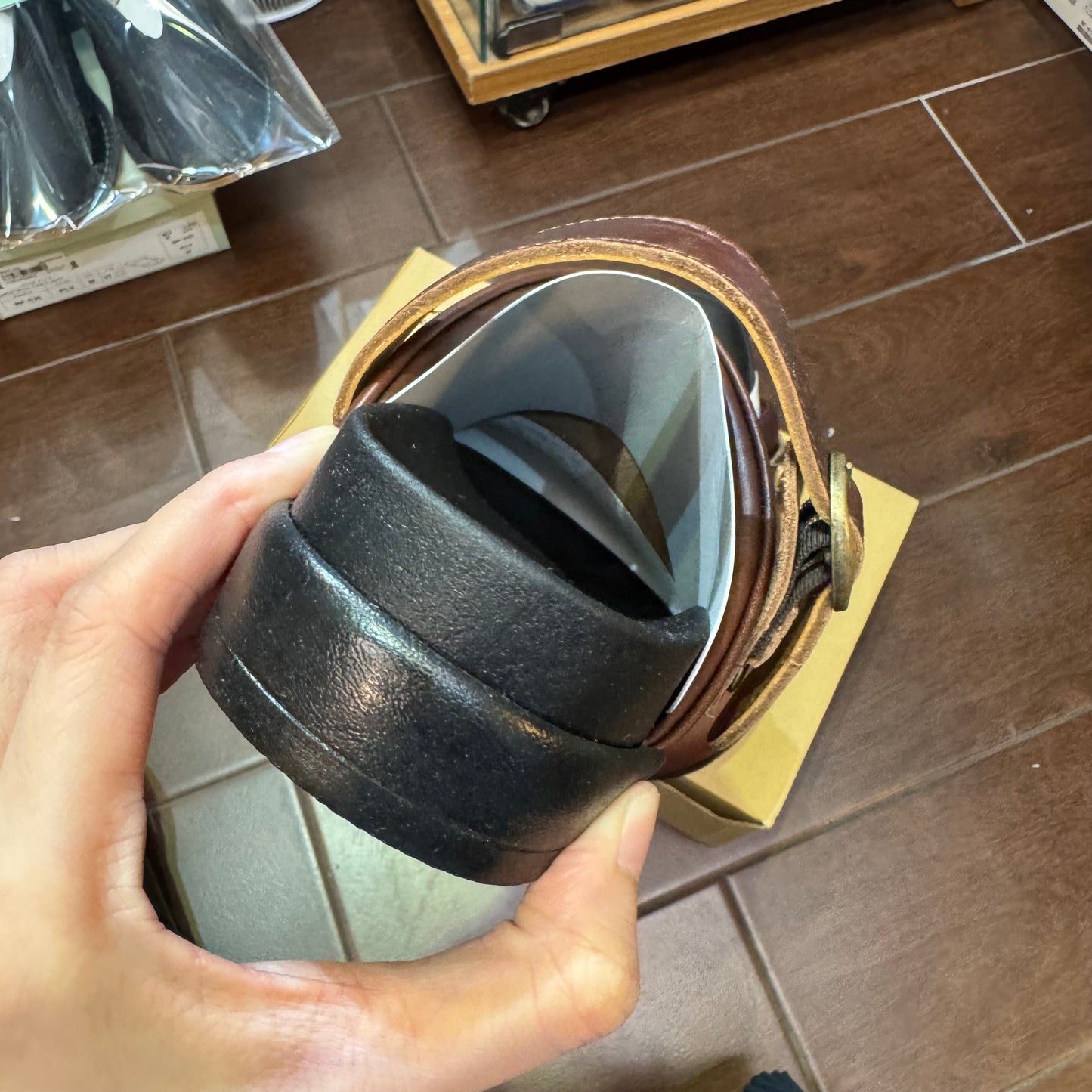 Tumugu X Hcubuch Leather 'Koppe' 2Way Sandals, made in Japan