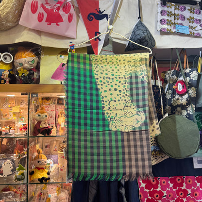 Sale- Kilki Leopard Wool Shawl, 2 Colors, made in India