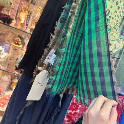 Sale- Kilki Leopard Wool Shawl, 2 Colors, made in India