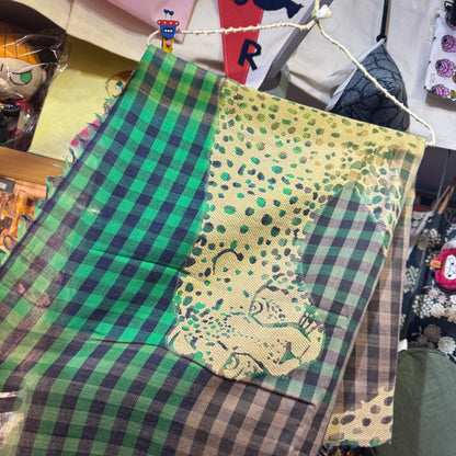 Sale- Kilki Leopard Wool Shawl, 2 Colors, made in India