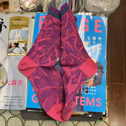 Nonnette Prints Socks, 3 Colors, made in Japan