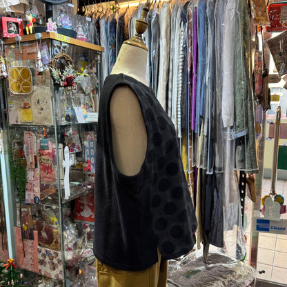 EXTRA30- Nachukara Polka Black Vest, made in Japan