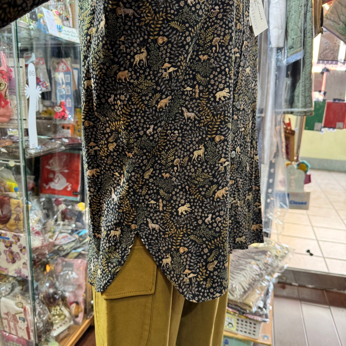 EXTRA20- Le Minor X Liberty London Black Shirt, made in Japan