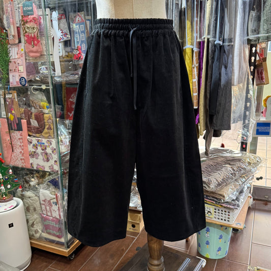 Sale- (g) Black Corduroy Pants, made in Japan