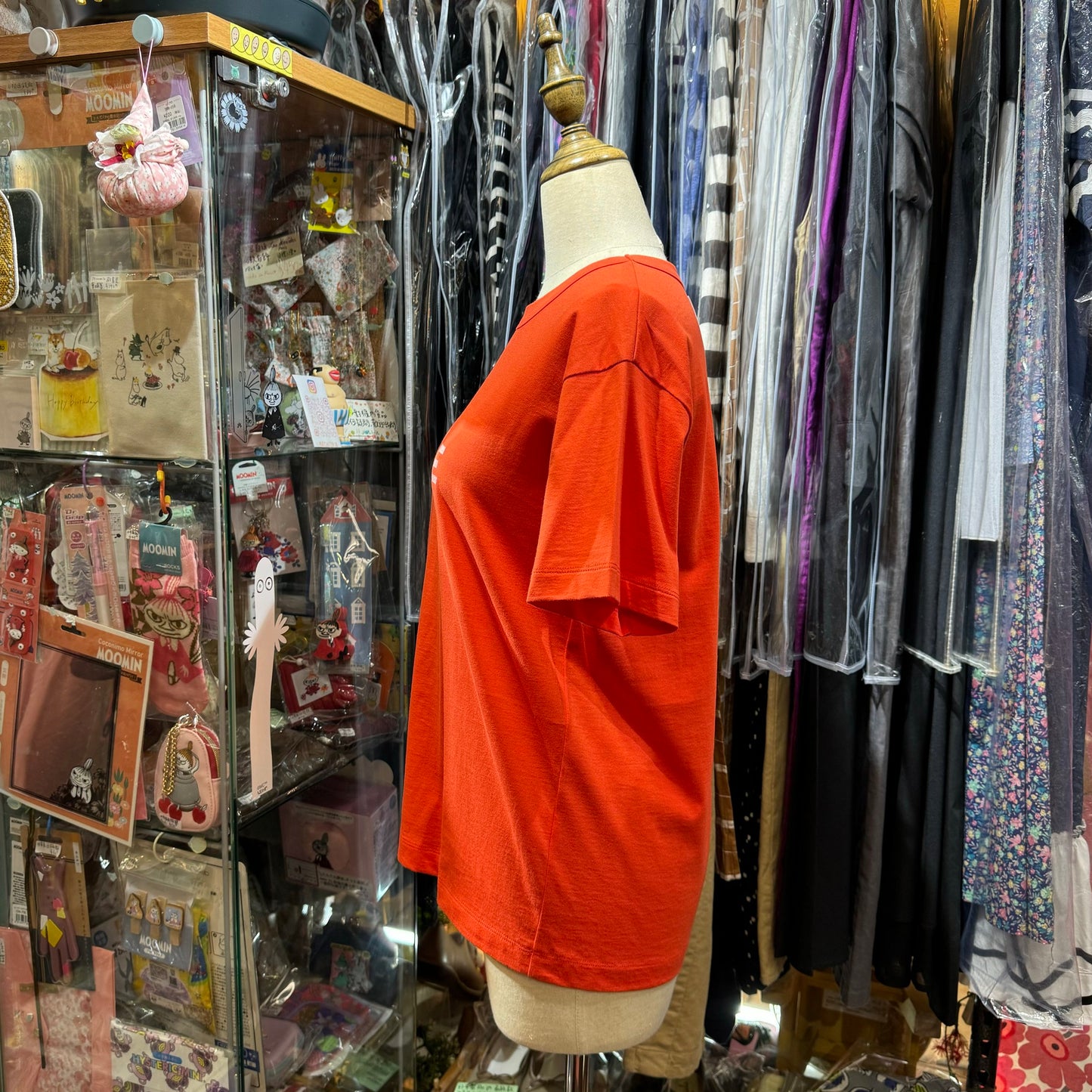 Sale- Nouvelles du Paradis CAMILLE Orange T-shirt, made in Japan