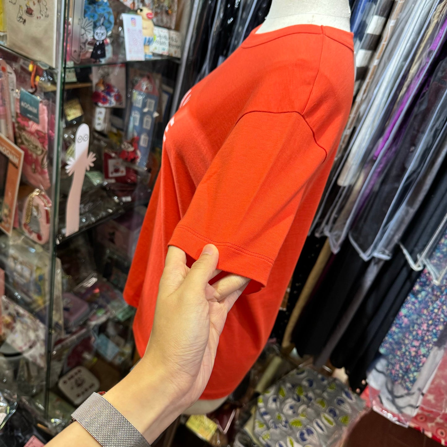Sale- Nouvelles du Paradis CAMILLE Orange T-shirt, made in Japan