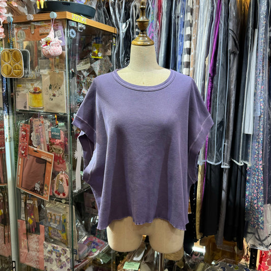 Sale- Estroislose Purple Vest Top, made in Japan