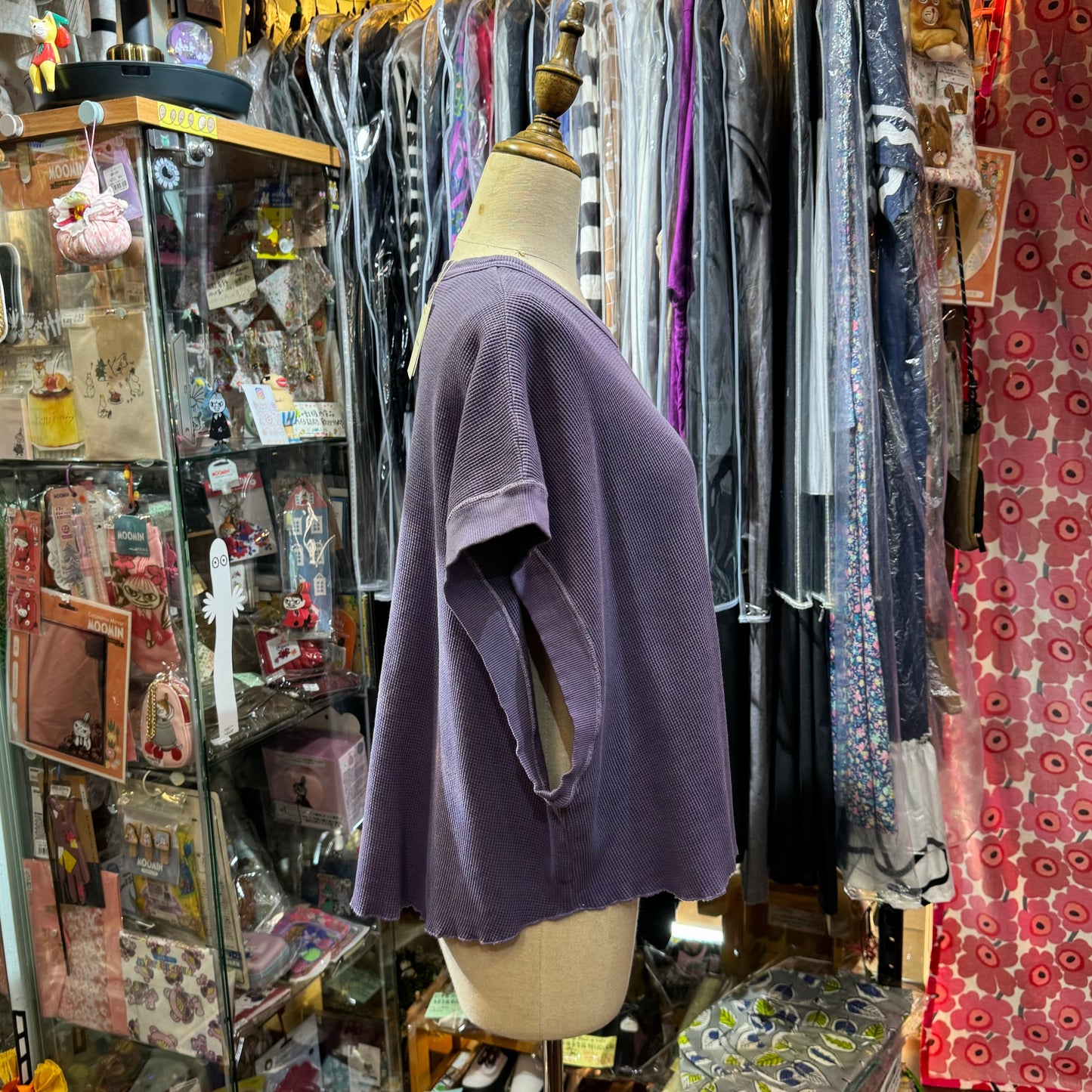 Sale- Estroislose Purple Vest Top, made in Japan