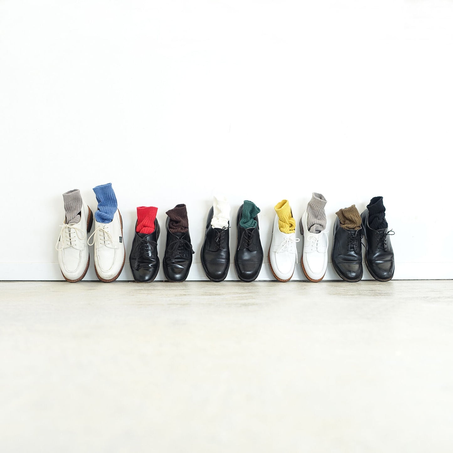 Ichi~ Loiter Long Linen Socks, 10 Colors, made in Japan