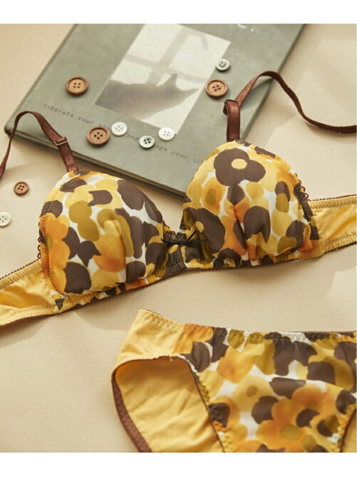Sale- Une nana cool Cats Print Set (Wireless Bra and Underwear), 2 Colors