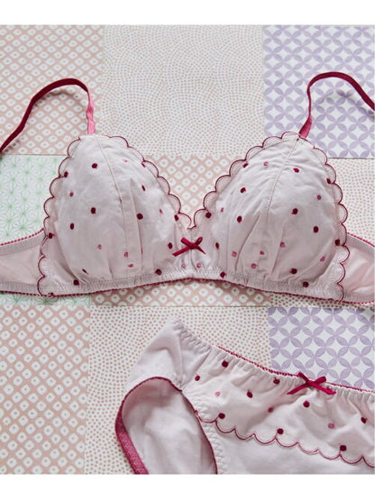 Sale- Une nana cool Daifuku Set (Wireless Bra and Underwear), 2 Colors
