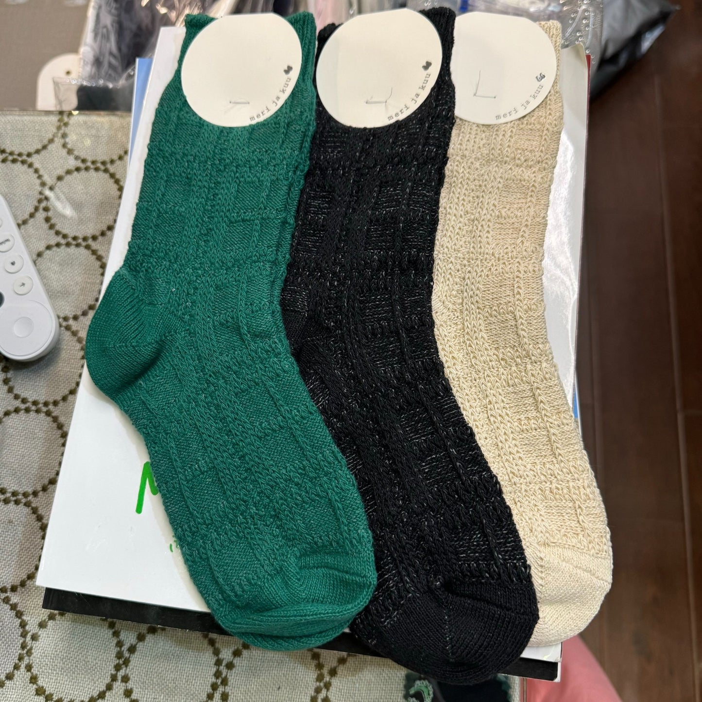 Meri ja kuu Socks, 3 Colors, made in Japan