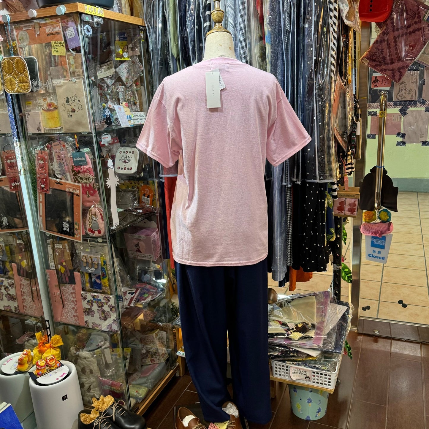 EXTRA20- Diaries Pink BIOUS  T-shirt, made in Honduras