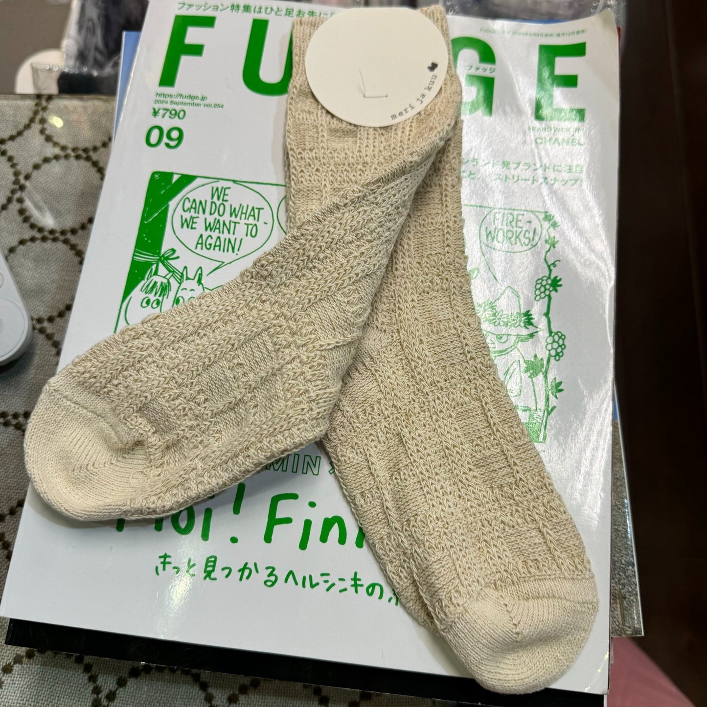 Meri ja kuu Socks, 3 Colors, made in Japan