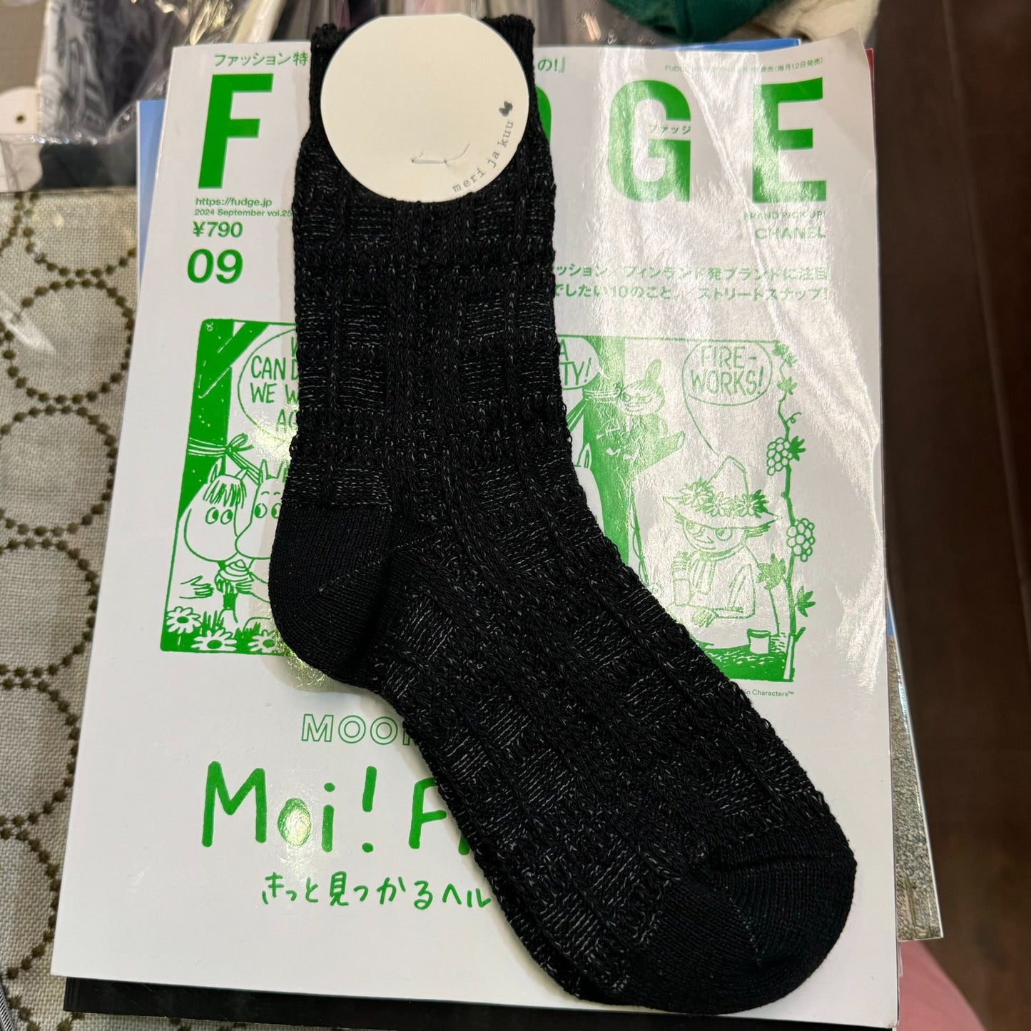 Meri ja kuu Socks, 3 Colors, made in Japan