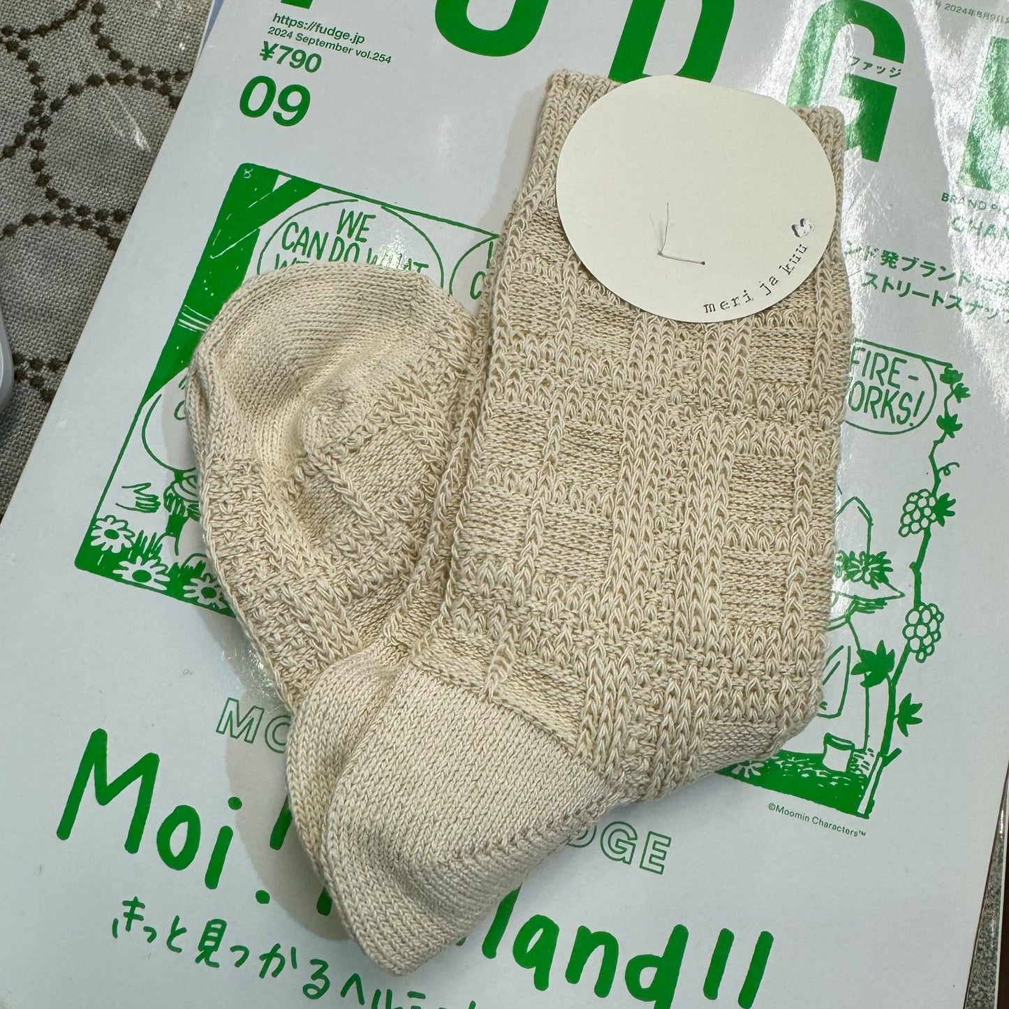 Meri ja kuu Socks, 3 Colors, made in Japan