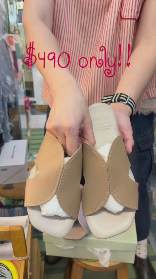 Sale- Recipe Leather Sandals, 2 colors, made in Japan  RP-535