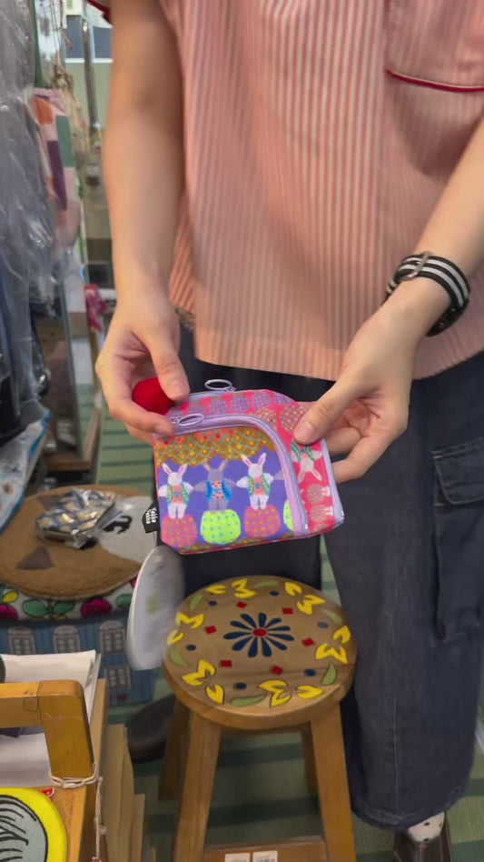 Yokke Pokke Rabbits Pouch 兔子包，迷你钱包，日本制造