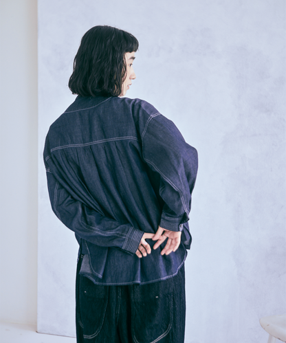 Sale- Tumugu Denim Shirt, 2 Colors