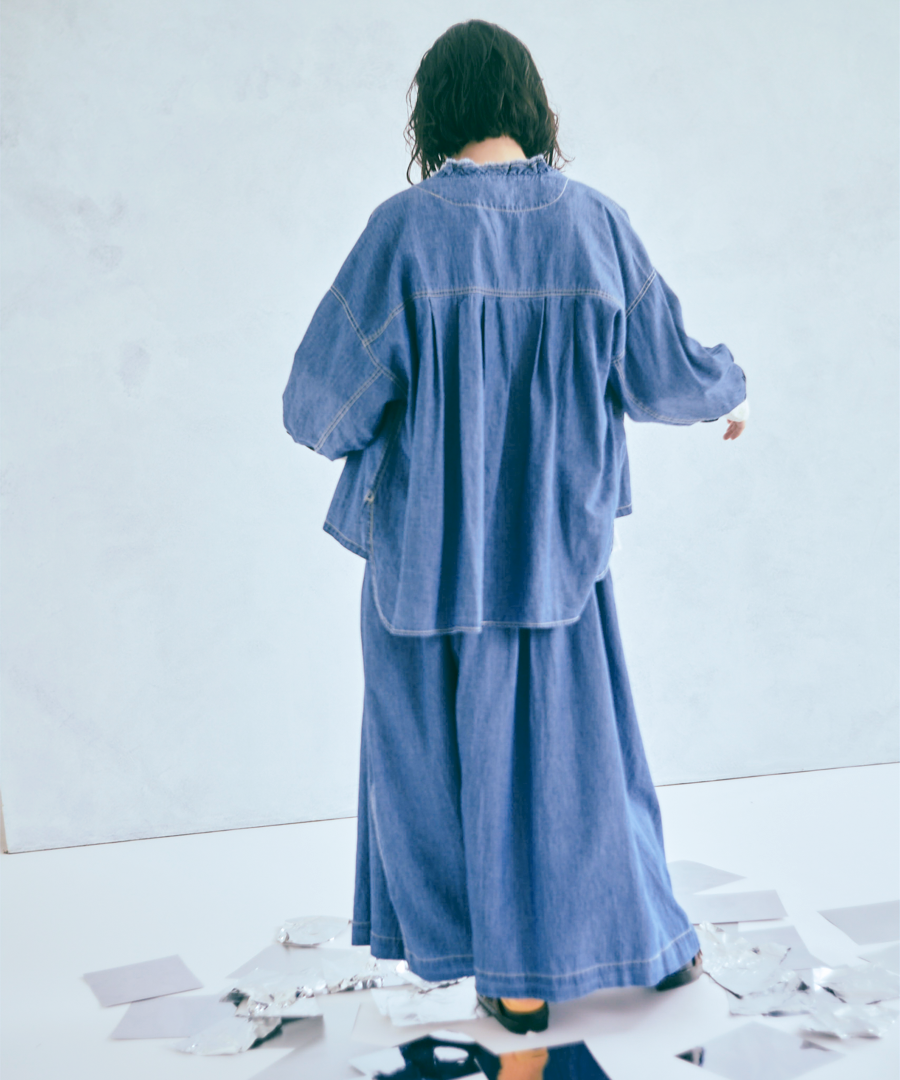 Sale- Tumugu Denim Shirt, 2 Colors