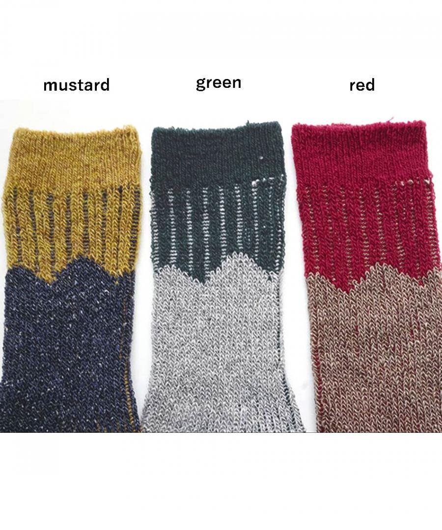 $99 only- Meri ja kuu Wool Socks, 3 Colors, made in Japan